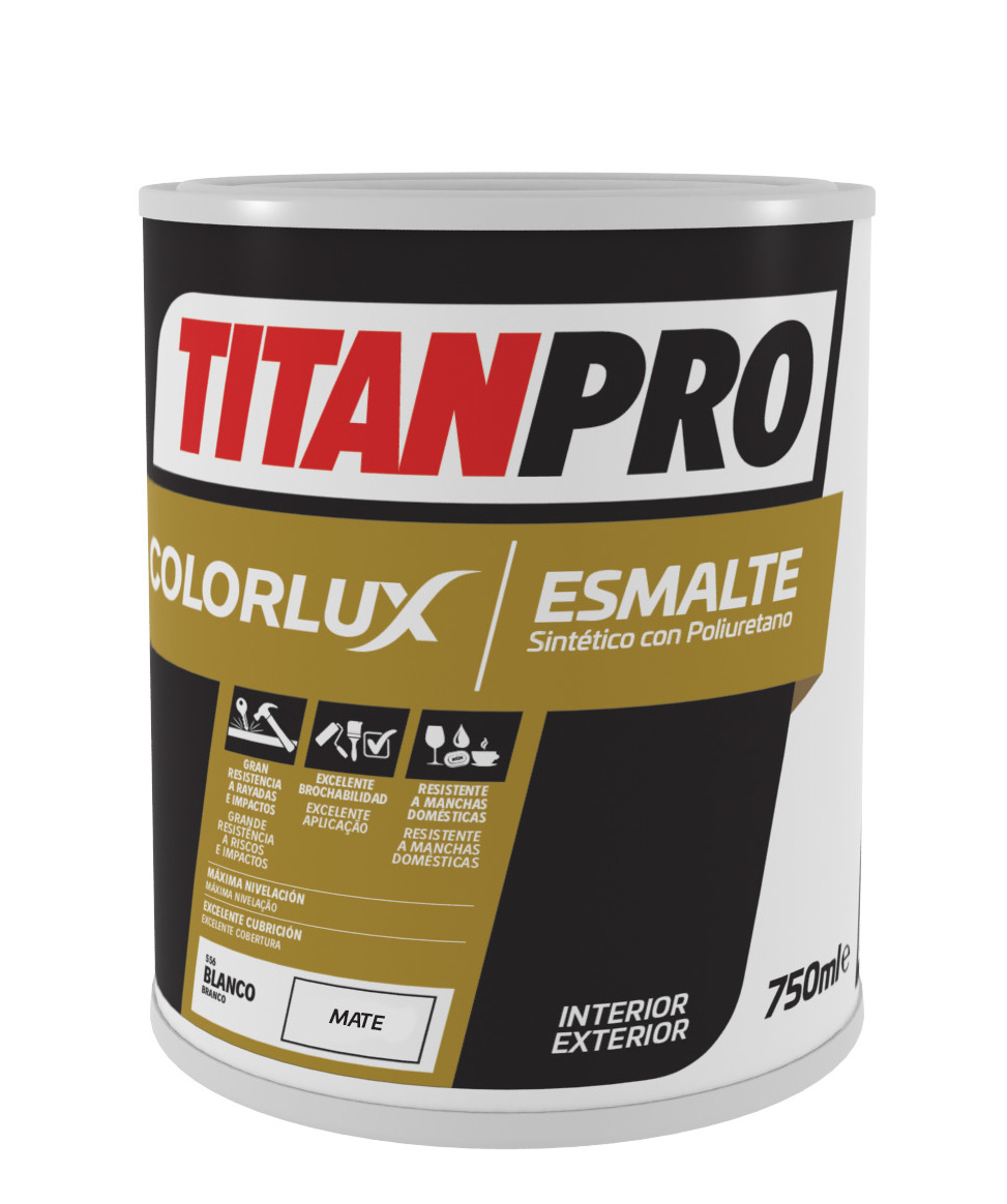 Caracteristicas de esmalte Colorlux mate Titanpro
